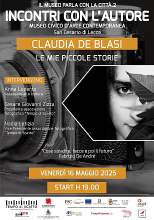 Al museo civico di san cesario di lecce “le mie piccole storie di claudia de blasi
